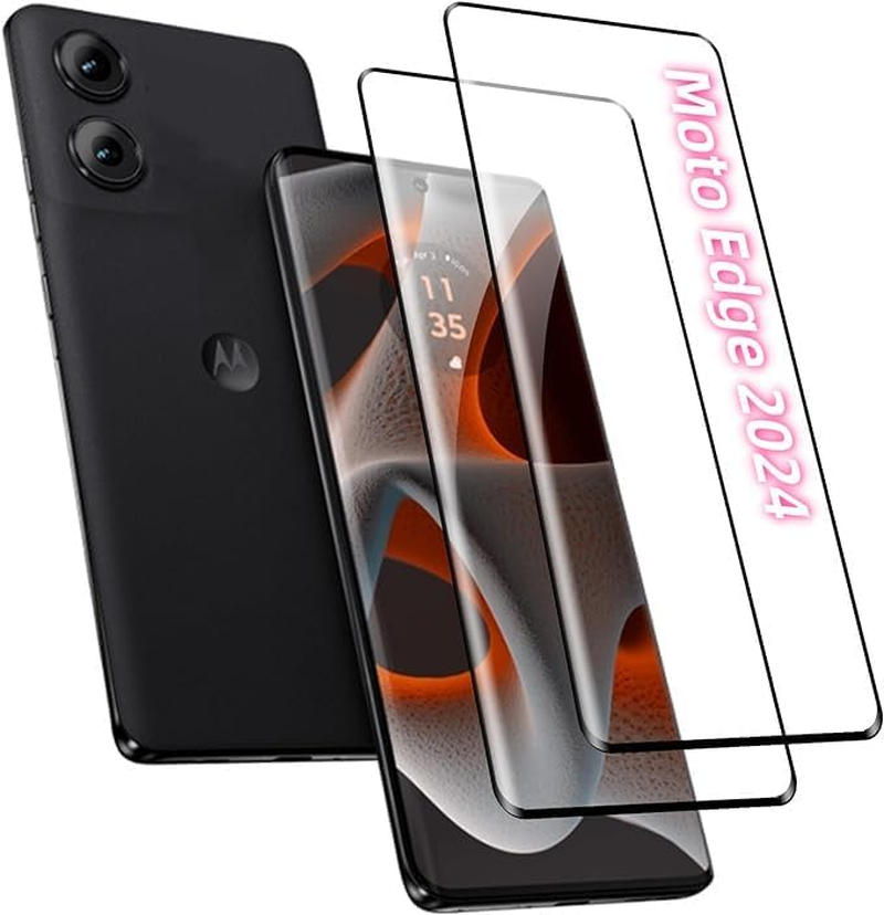 【2 Pack Motorola Moto Edge 2024 Screen Protector,[Hd][Eye Protection][9H Hardnes