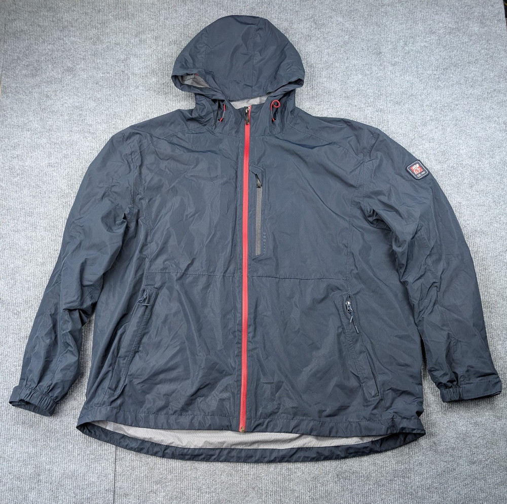 ChickFilA Jacket 3XL Team Style Waterproof Rain Coat Breathable Hooded Oobe