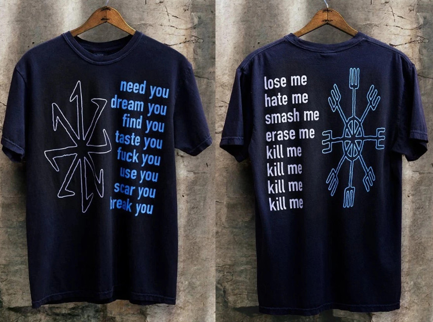 Nine Inch Nail 1995 Eraser DE Tee Size S-5XL T-Shirt