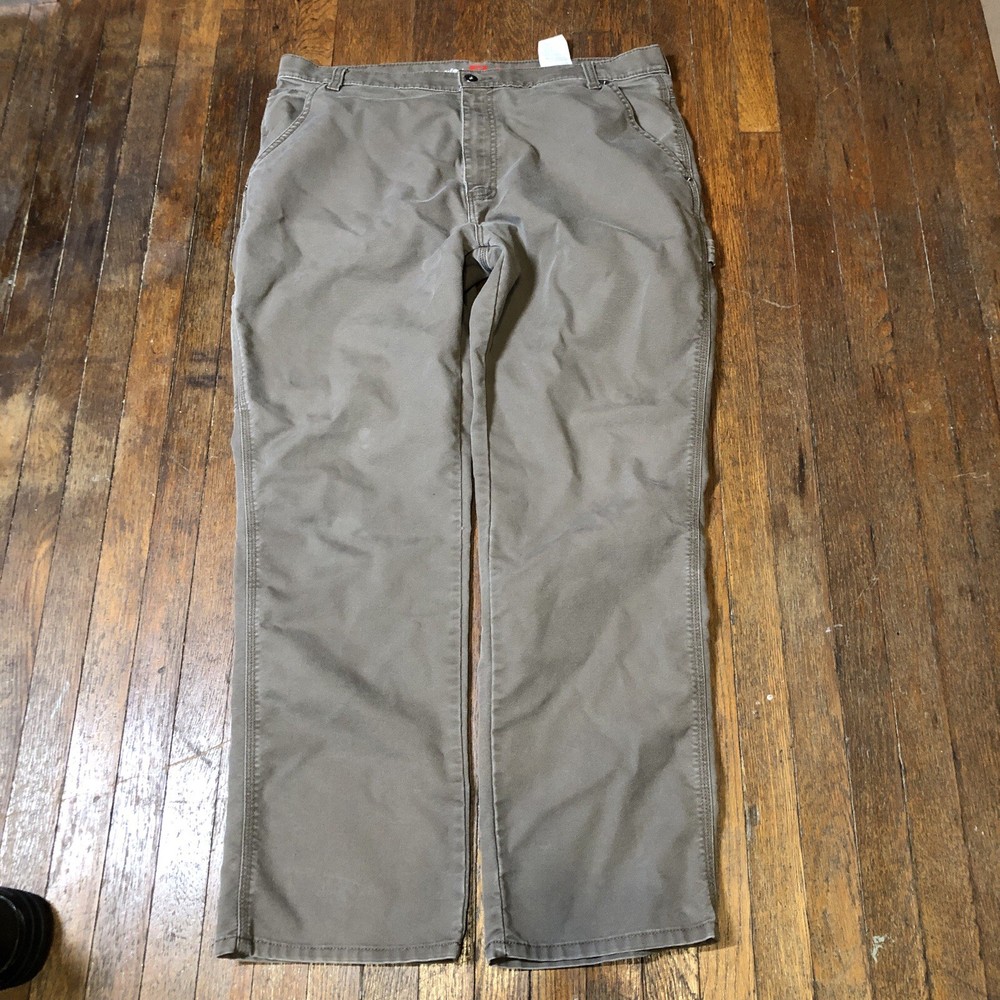 Dickies Flex Carpenter Pants Mens 38x32 Tan Regular Fit Stretch Canvas Workwear