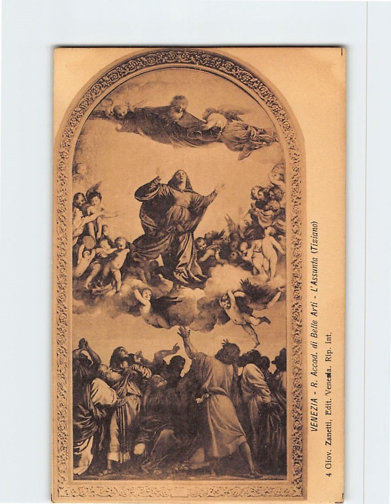 Postcard Assumption of the Virgin by Titian