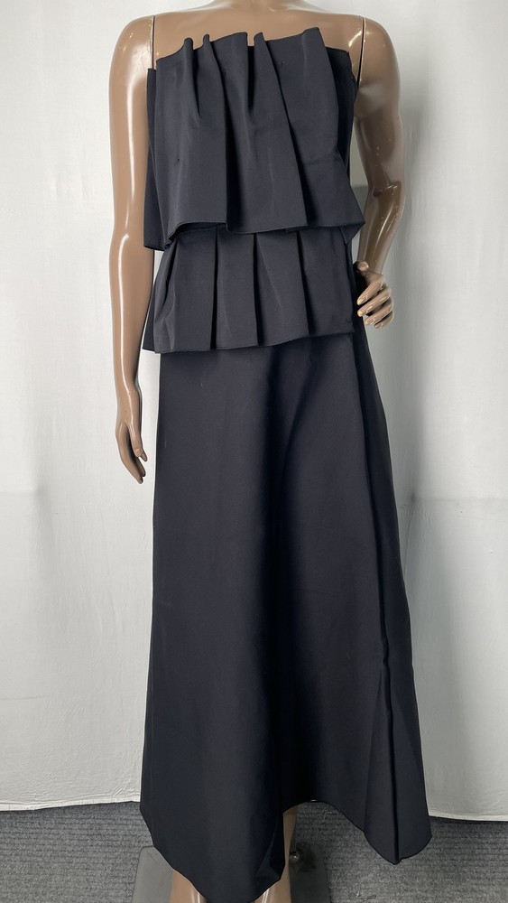 Dagmar Womens Dress Black Size 40 Sleeveless Sculpted Tube Polyamide Blend