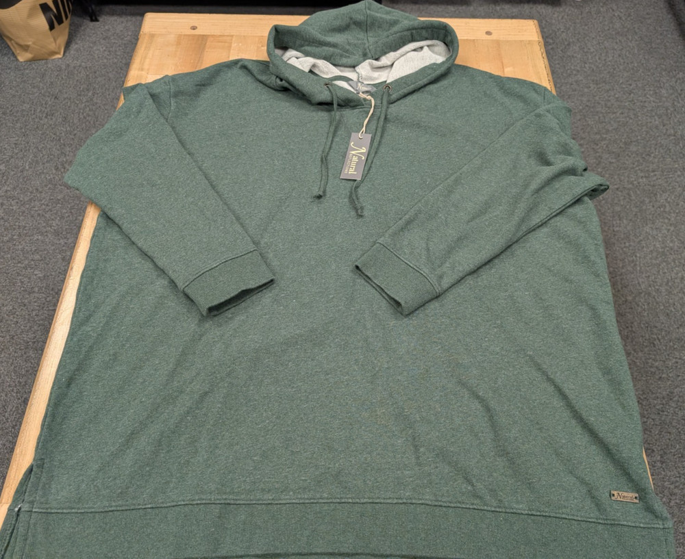 Natural Reflections Sutherland Long Sleeve Hoodie Sweatshirt Women's 1X Green