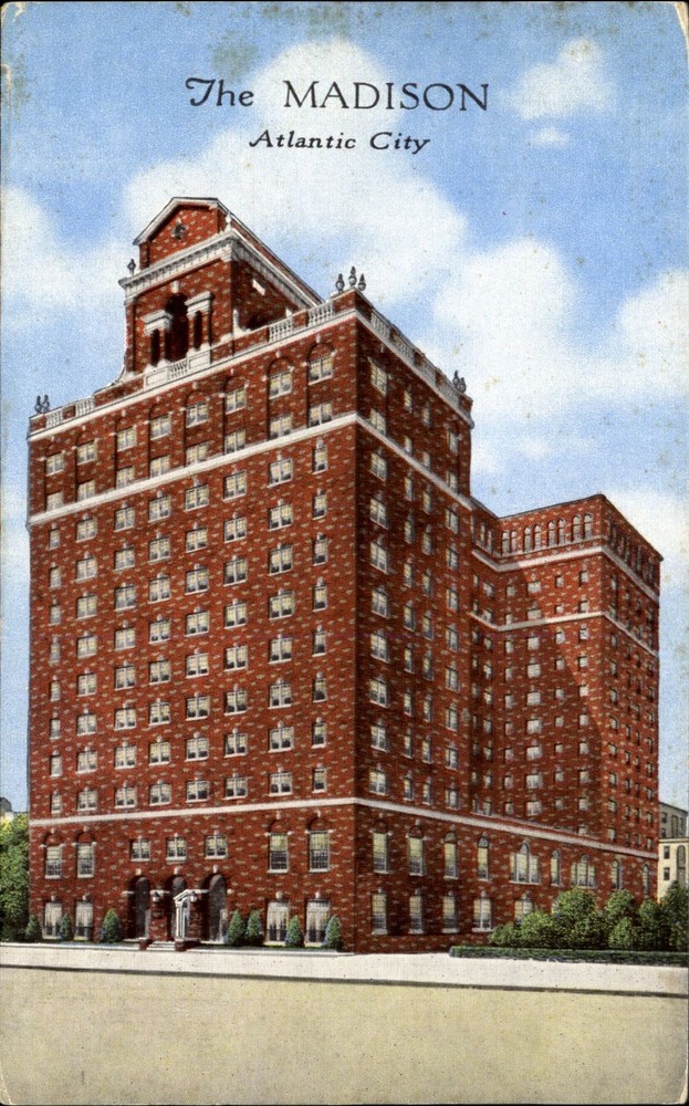The Madison Atlantic City New Jersey NJ hotel advertising 1940s
