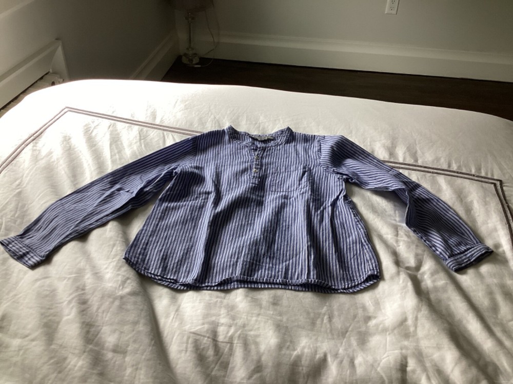 bonpoint boys long sleeve cotton shirt size 6