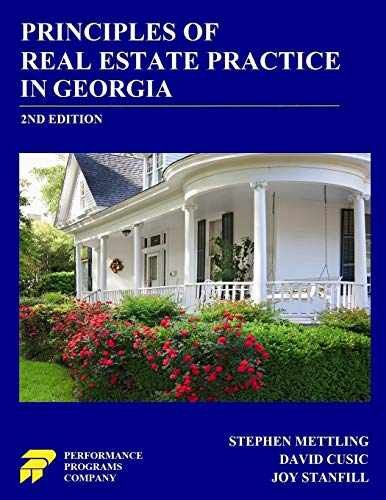 Principles of Real Estate - Paperback, by Mettling Stephen; Cusic - Very Good