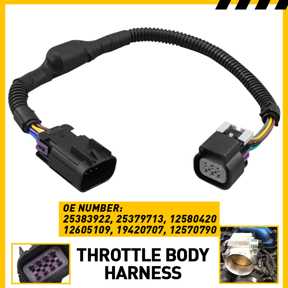 6-Pin to 8-Pin Throttle Body Adapter Harness for 03-07 GM V8 Trucks 25383922 EPU