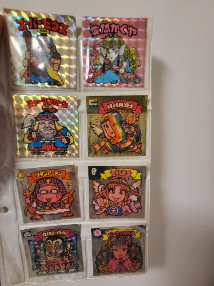 Bikkuriman Seal Collection 13 pcs Colorful Character Stickers Used