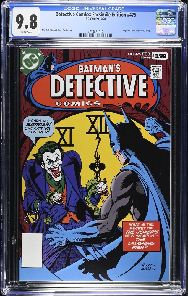 Detective Comics: Facsimile Edition 475 CGC 9.8  Reprints Detective Comics 475