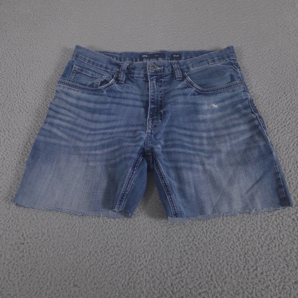 BKE Shorts Mens 36 Blue Jake Cutoff 6