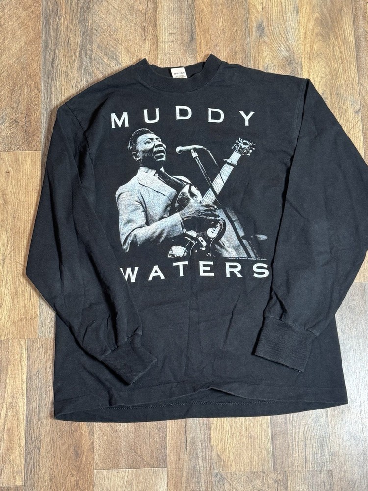 Muddy Waters Vintage T Shirt Size L 1992 Single Stitch