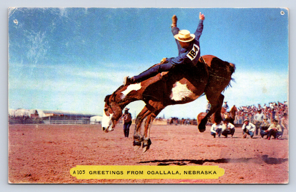 Vintage Postcard Greetings from Ogallala Nebraska