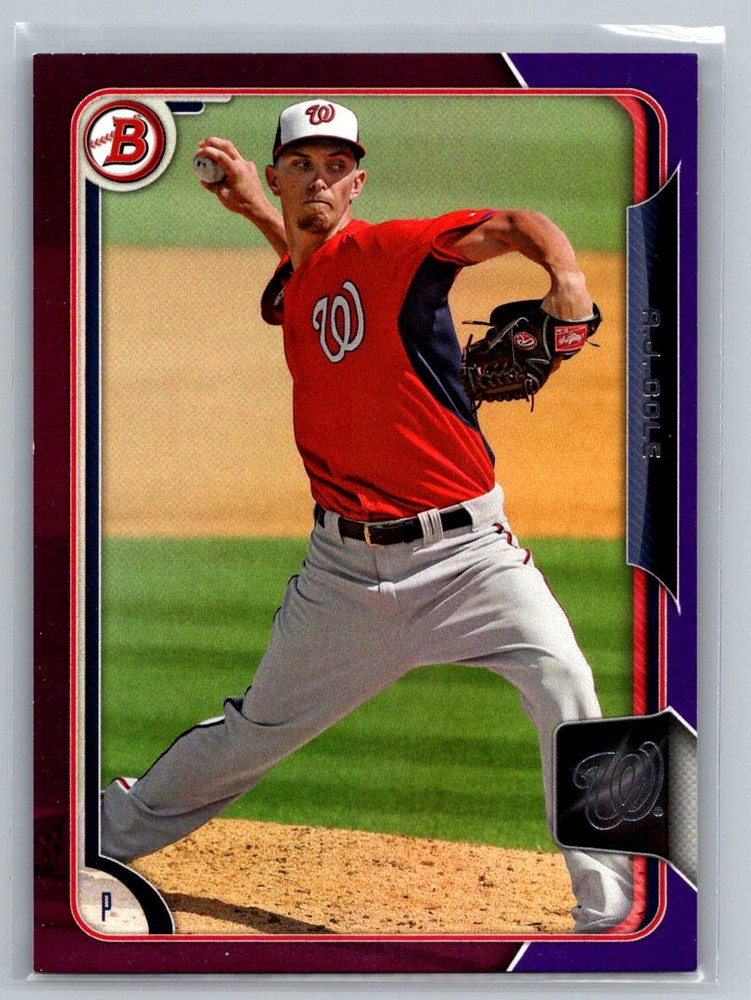 2015 Bowman A.J. Cole SN /250 Nationals RC #BP8