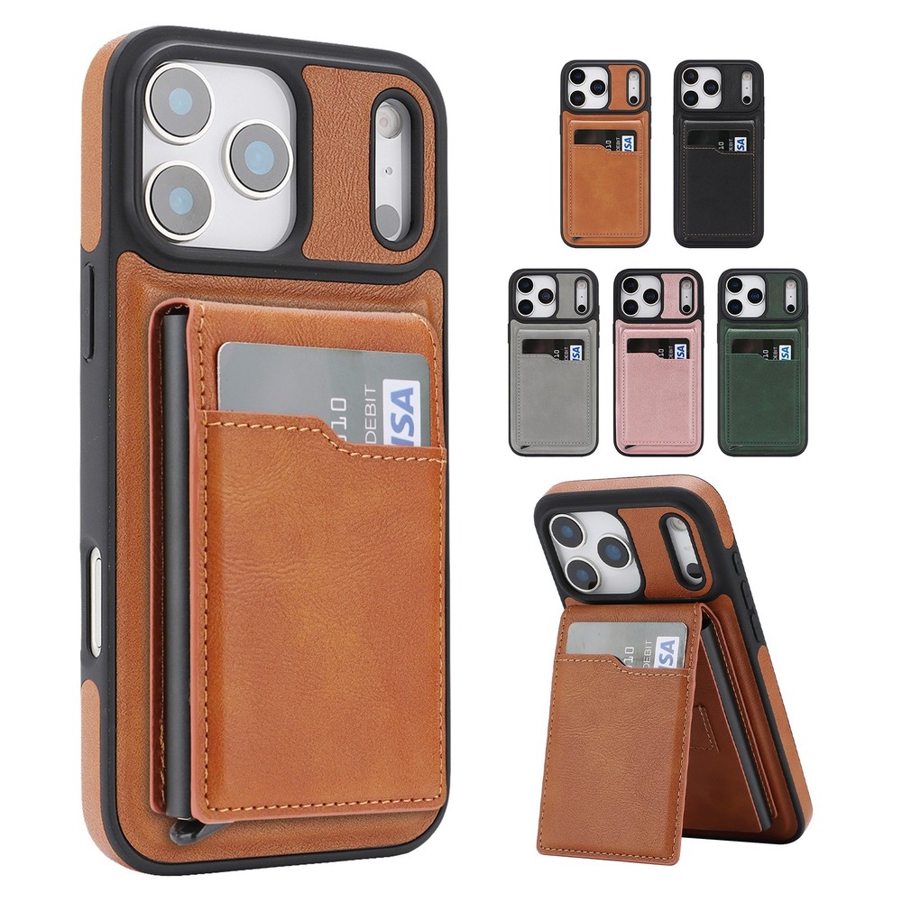 2IN1 Mag Safe Magnetic Leather Wallet Case For iPhone 16e 17 Pro Max 15 14 13 12