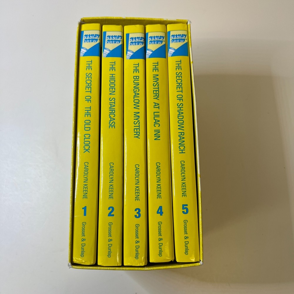 Nancy Drew Book Boxed Set Hardcover Starter by Carolyn Keene 1-5 Mystery