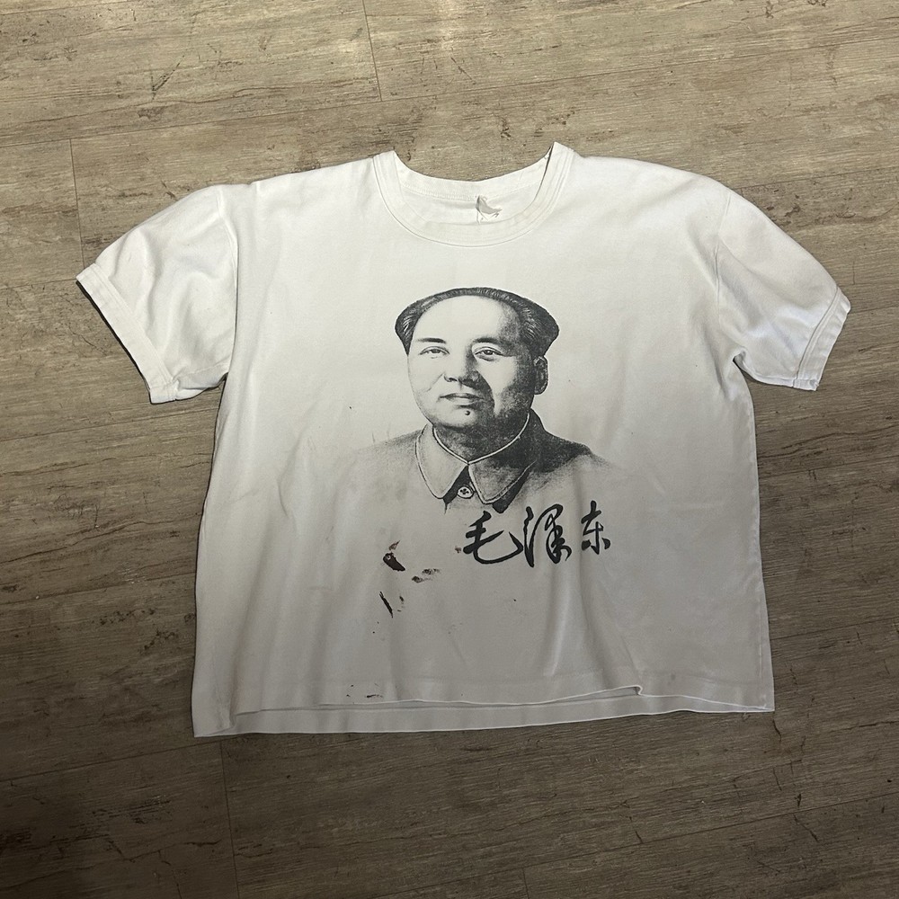 Vintage 1970s Mao Zedong Political Tee Shirt Size Small Men’s