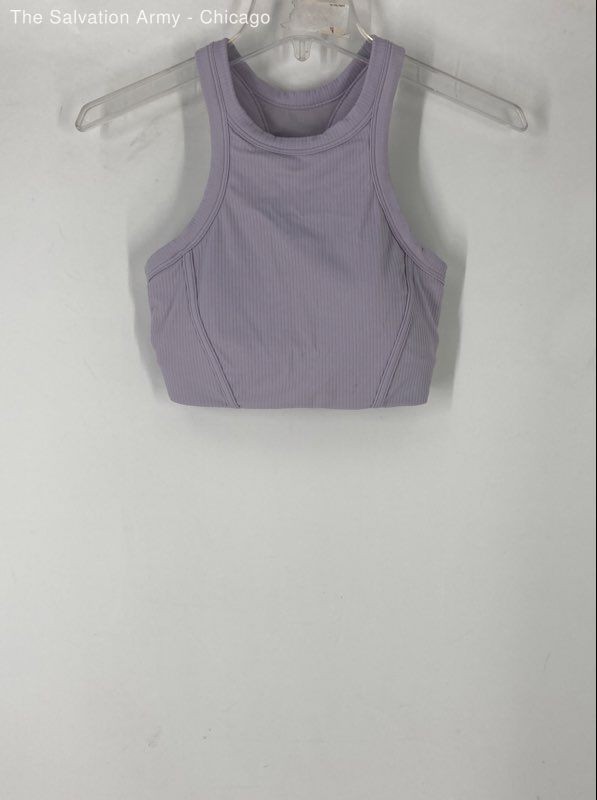 Lululemon Womens Purple Sleeveless Activewear Pullover Sports Bra Size 8