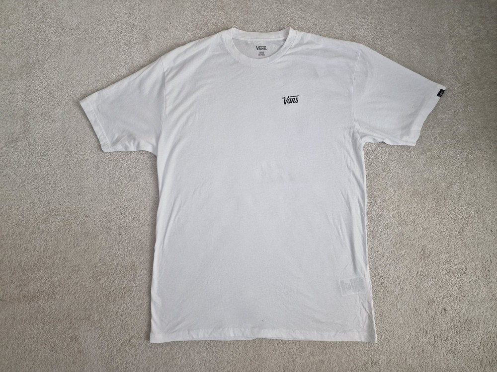 Vans T-shirt Size L White Short Sleeve Tee