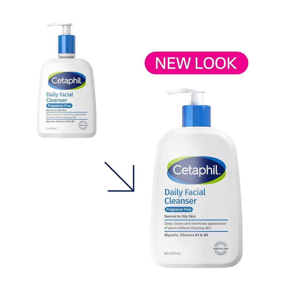 16 oz Facial Cleanser – Old Formula for Normal to Oily Skin