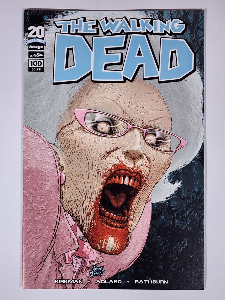 Walking Dead #100 NM Frank Quitely Cover 1st Negan Death Glenn Image 2012