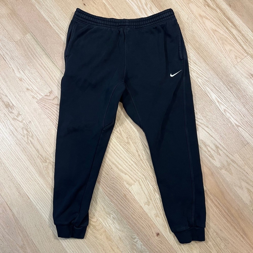 Nike Sportswear Club Fleece Joggers Black Sweatpants Men's Size L Activewear