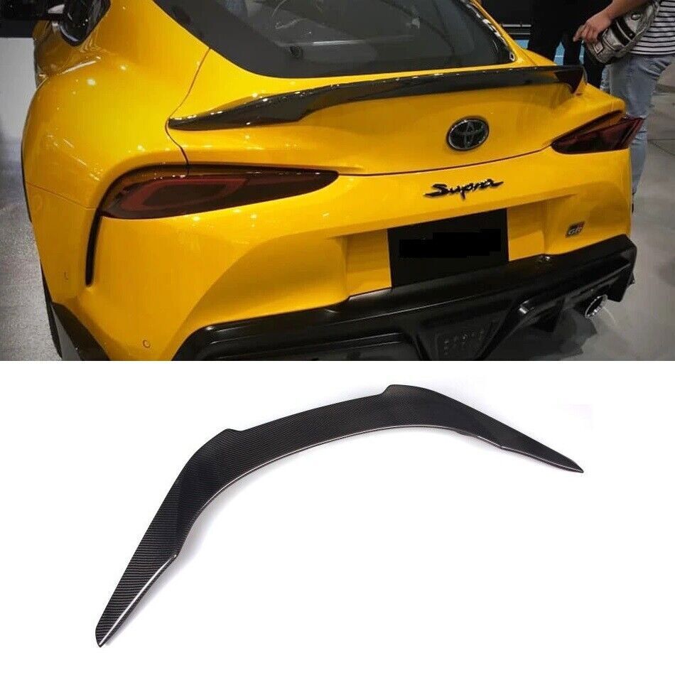 Carbon Fiber Trunk Spoiler Wing Lip TD Style For Toyota Supra A90 20-22