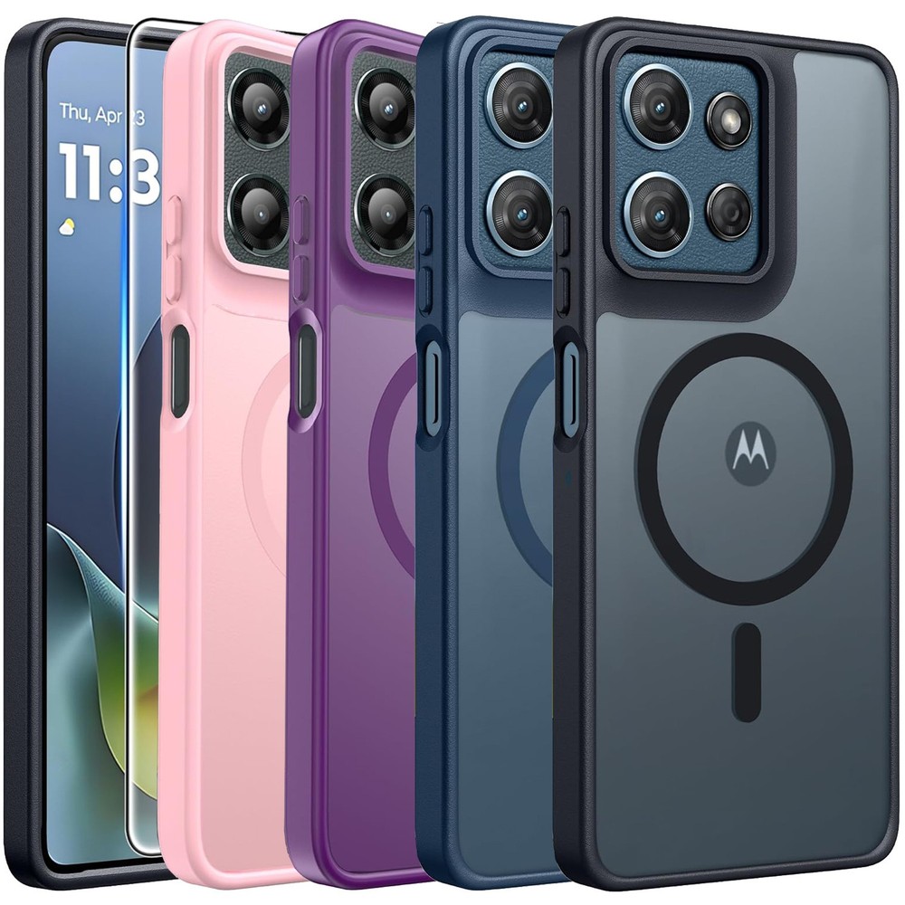 For Motorola Moto G 2025/2026/Moto G Play 2026 Case Mag Safe Phone Cover +Screen