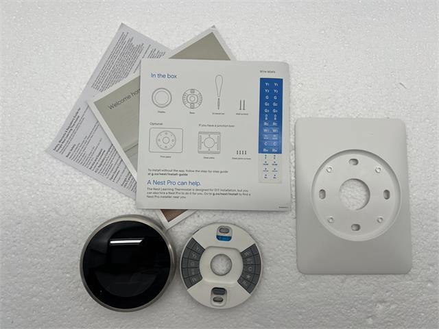 Nest 3rd Generation Programmable Smart Thermostat T3008US - Stainless Steel