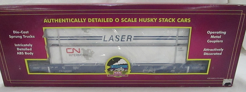 MTH 20-95015 O gauge  Canadian National Husky Stack car 20-95015 **LN