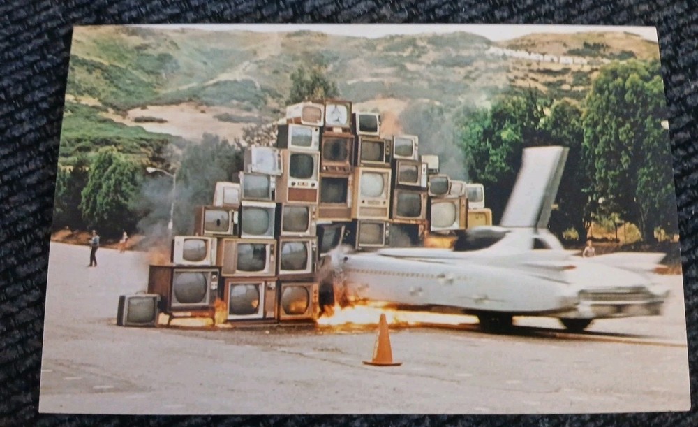 Phantom Dream Car Crashes Through Burning TVs 1975 Cow Palace SAN FRANCISCO