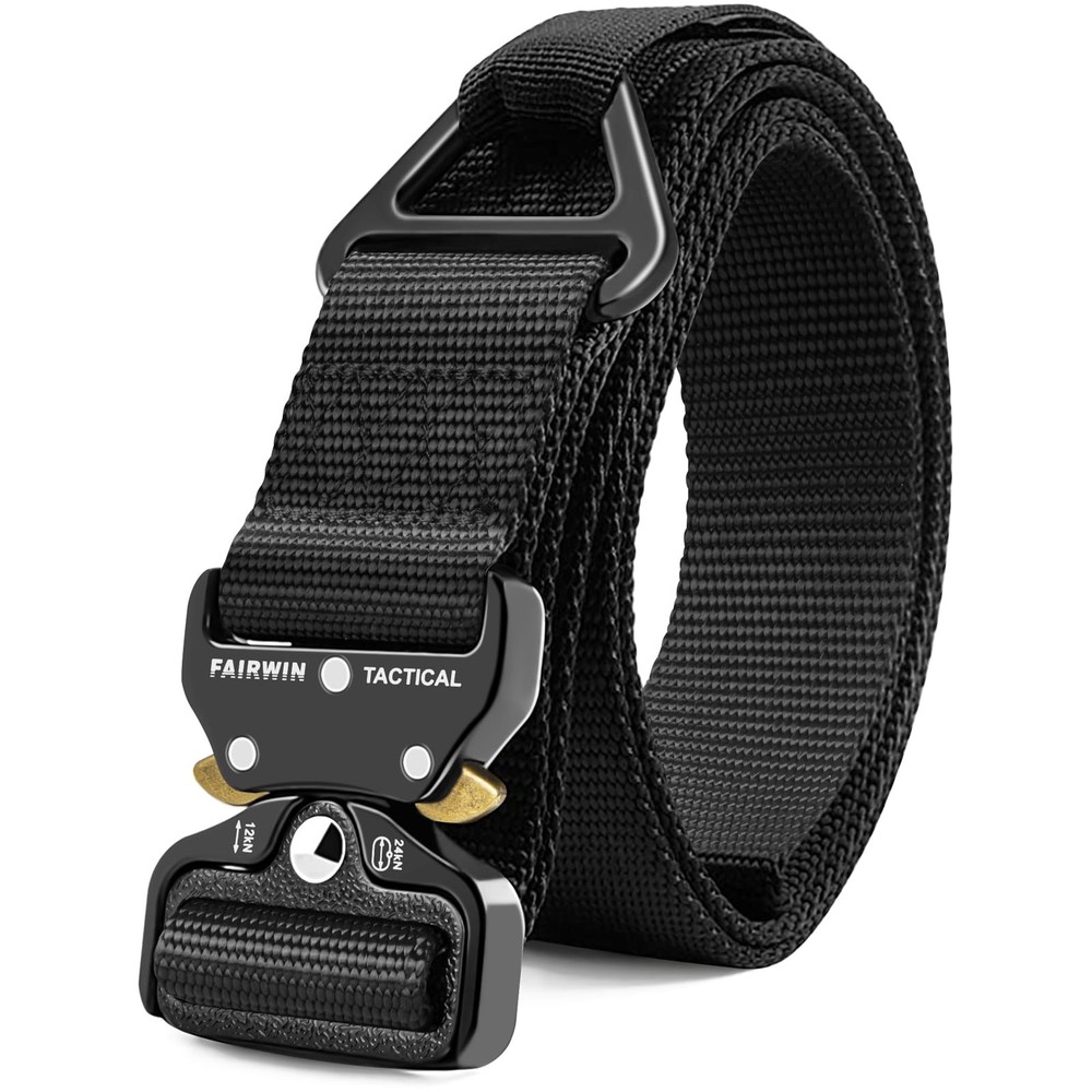 Tactical Nylon Rigger Belt with Quick-Release Buckle