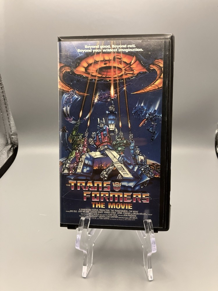 Transformers: The Movie VHS 1986 Rhino Release 1999 Includes Card Insert