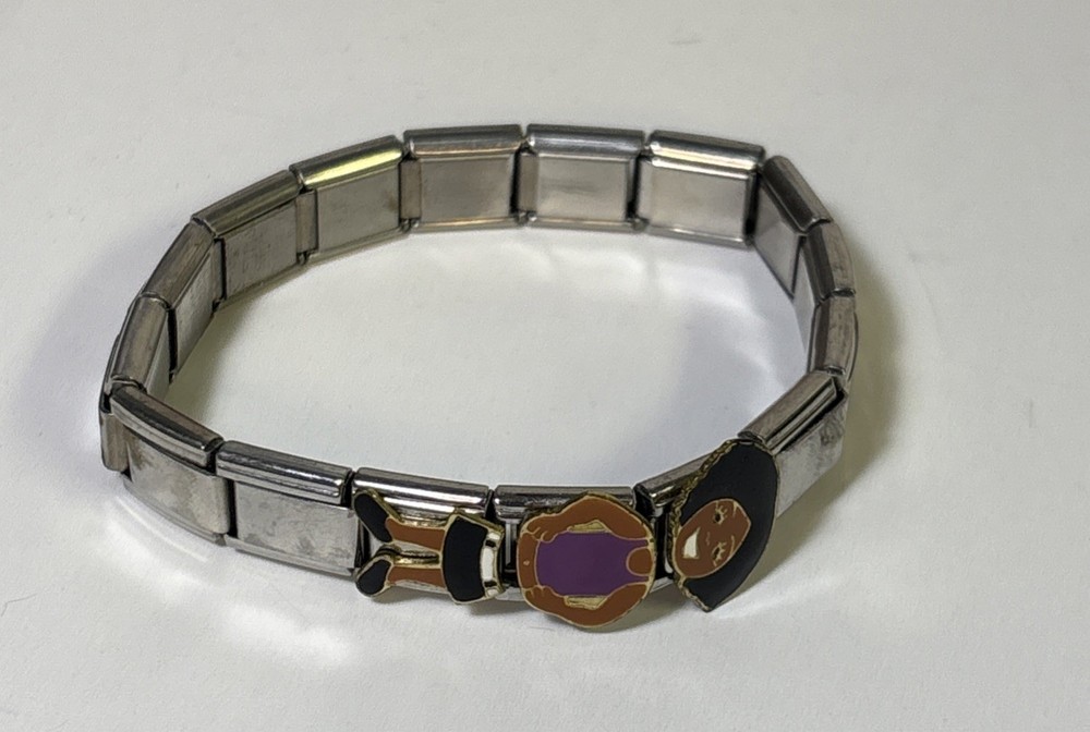 Stainless Steel Stretch Bracelet Animated Character