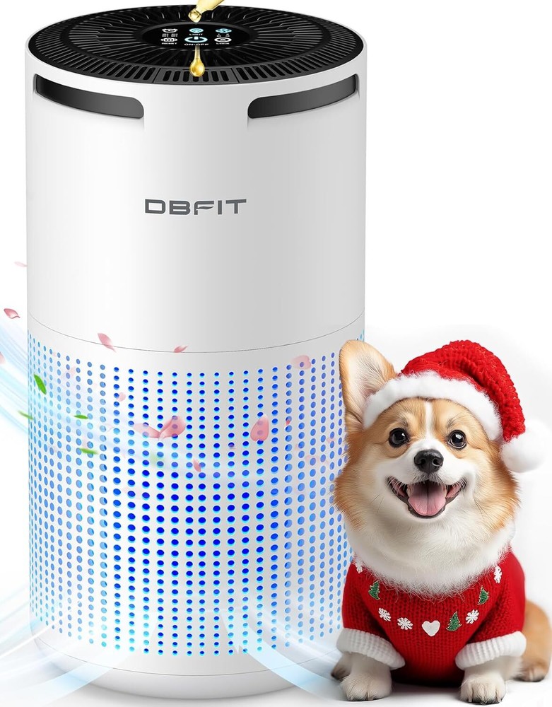 Air Purifiers for Home Large Room Up to 1500ft² with Aromatherapy, White
