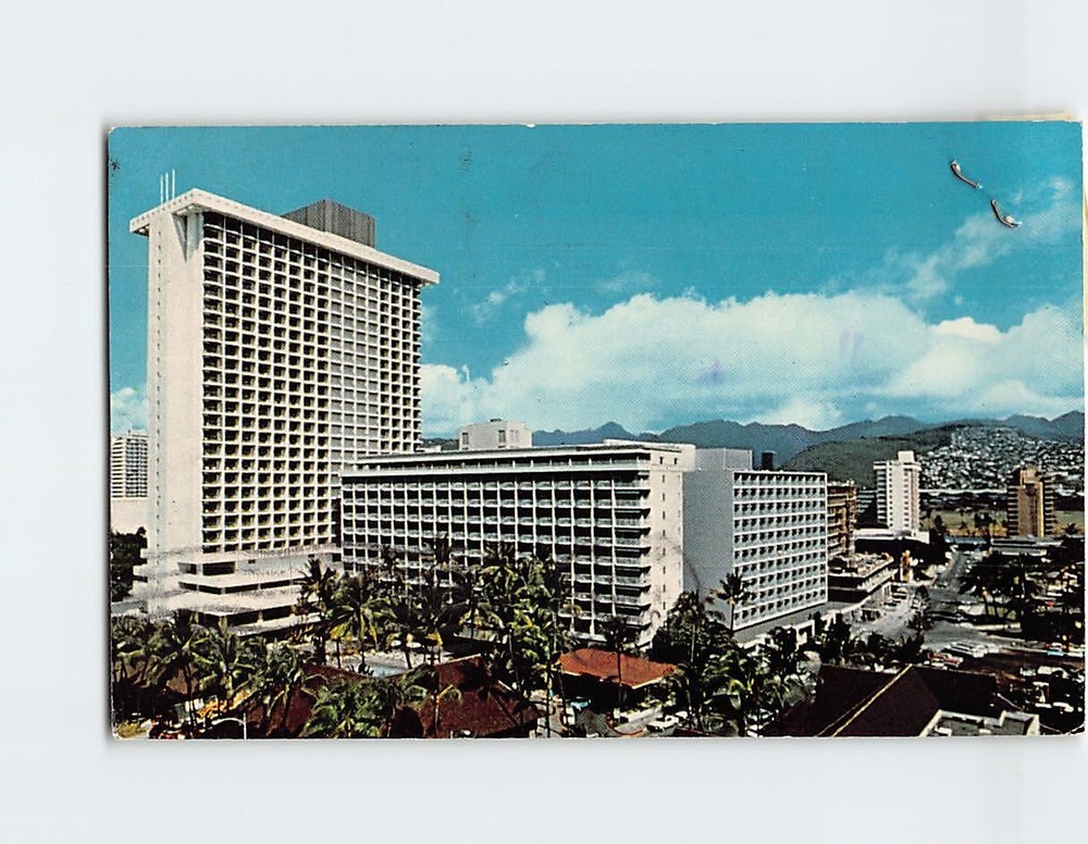 Postcard Princess Kaiulani Hotel Waikiki Honolulu Hawaii USA