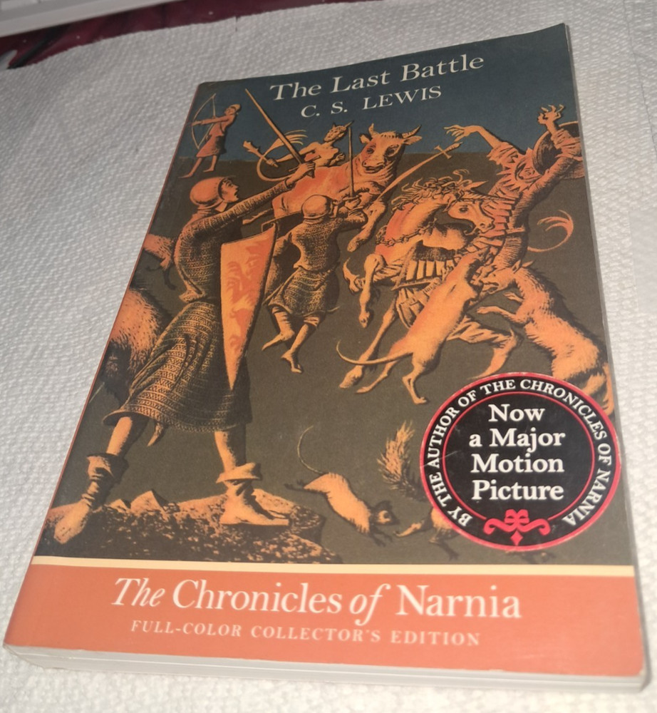 C S Lewis Chronicles Narnia The Last Battle Harper TPB Fantasy classic 22nd