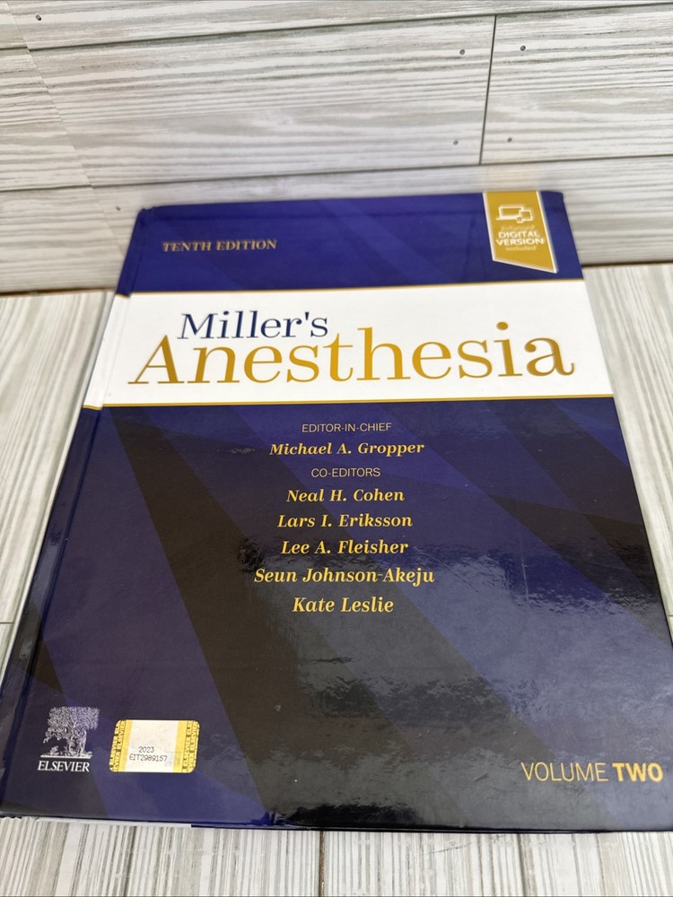 Miller's Anesthesia - 10th Edition - Volume 2 ONLY - Hardcover - Gropper