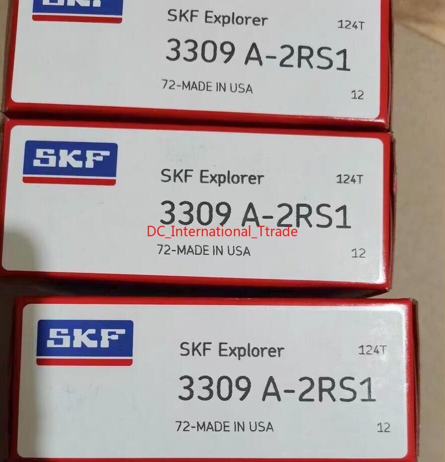 NEW SKF 3309 A-2RS1 double row angular contact ball bearing 1PCS #PA