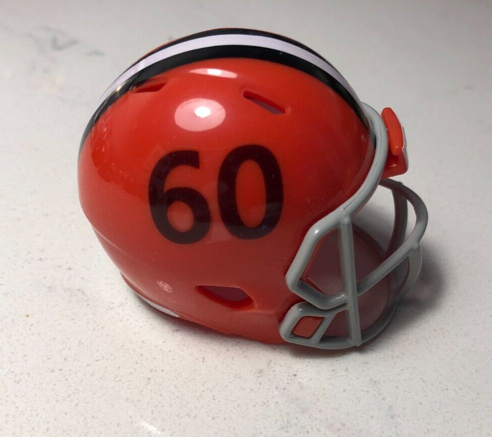 Cleveland Browns 1960 throwback custom pocket pro helmet NFL NFC