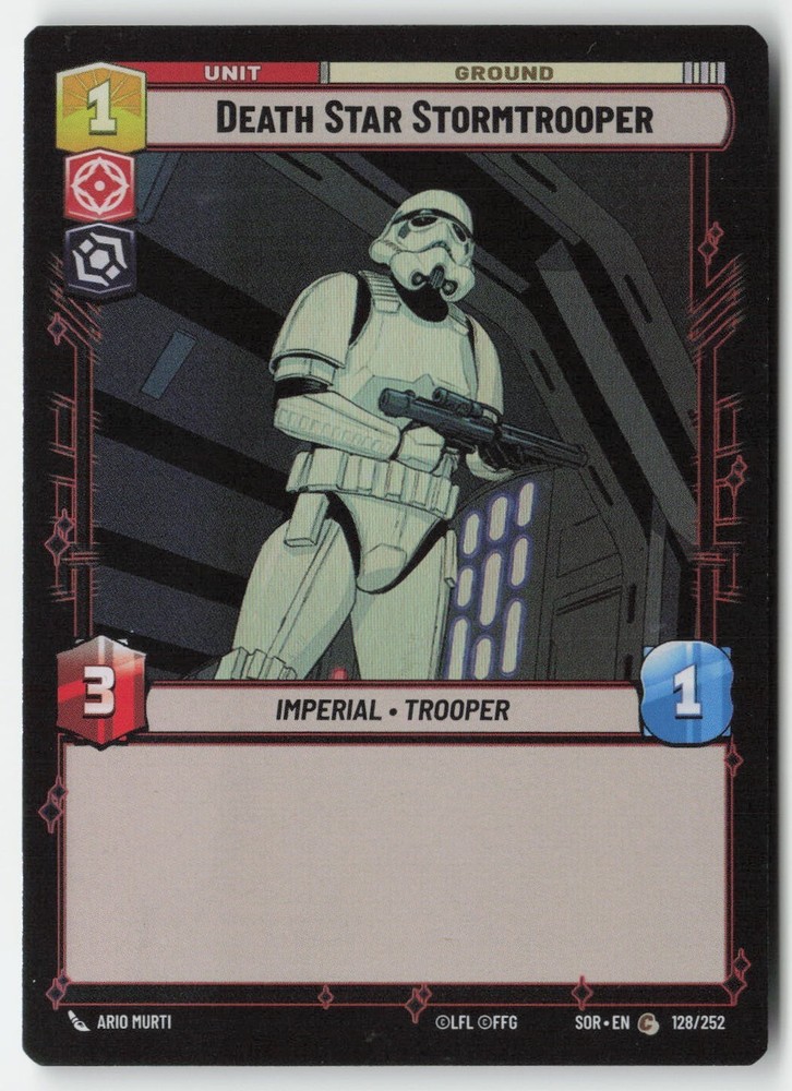 SWU - Death Star Stormtrooper SOR 128 Standard Foil