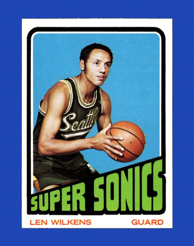 1972-73 Topps Set-Break # 81 Len Wilkens NR-MINT *GMCARDS*Consign with Greg Morris Cards