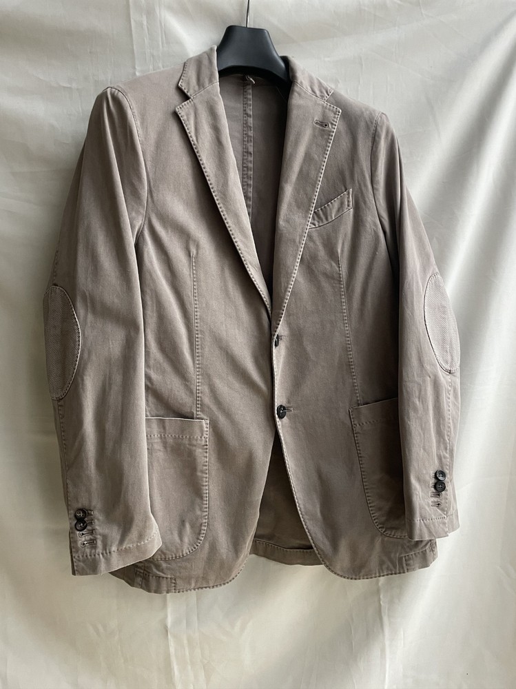 Boggi MIlano B-Elton Unlined Garment Dyed Cotton Blazer Size EUR 50