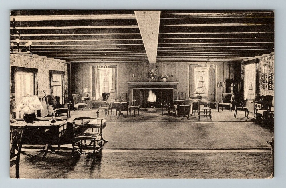 State College PA-Pennsylvania, The Nittany Lion, Interior View Vintage Postcard