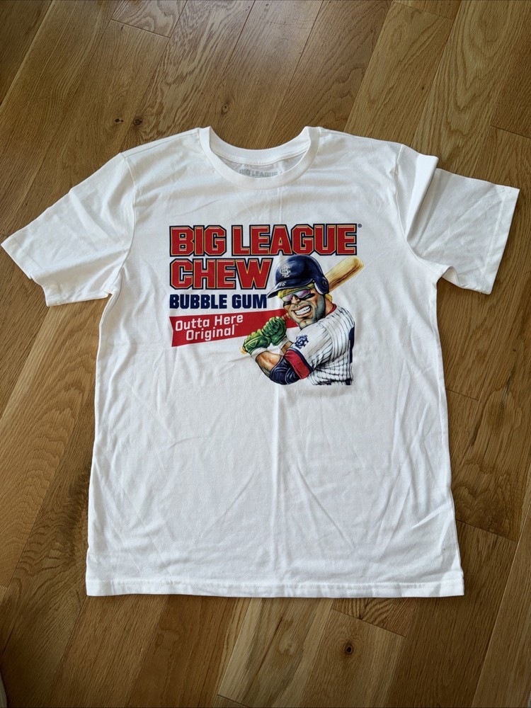 Big League Chew Men's White Size Medium