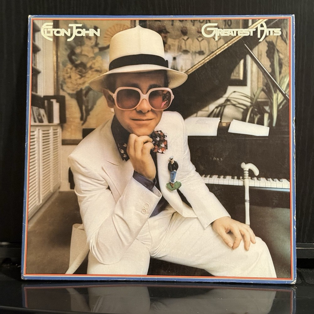 ELTON JOHN Greatest Hits 1974 MCA-2128 1st Press BDI Rocket Man Bennie & Jets EX
