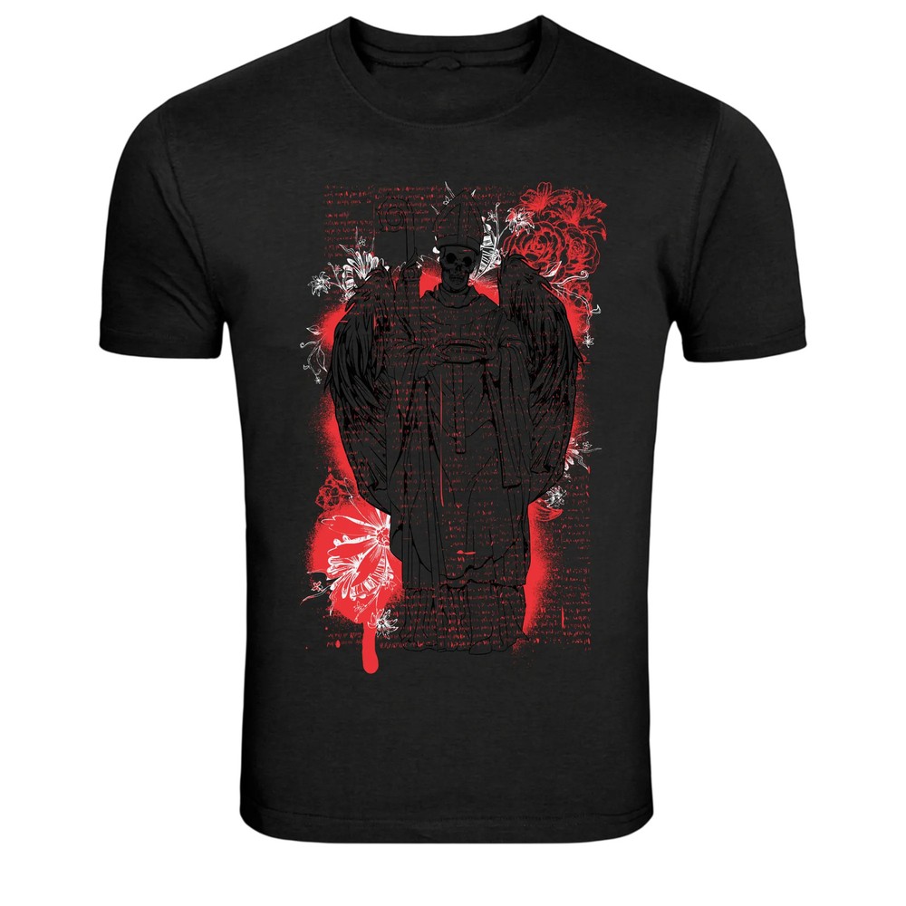 Dark Angel Skeleton Gothic Reaper Graphic T-Shirt