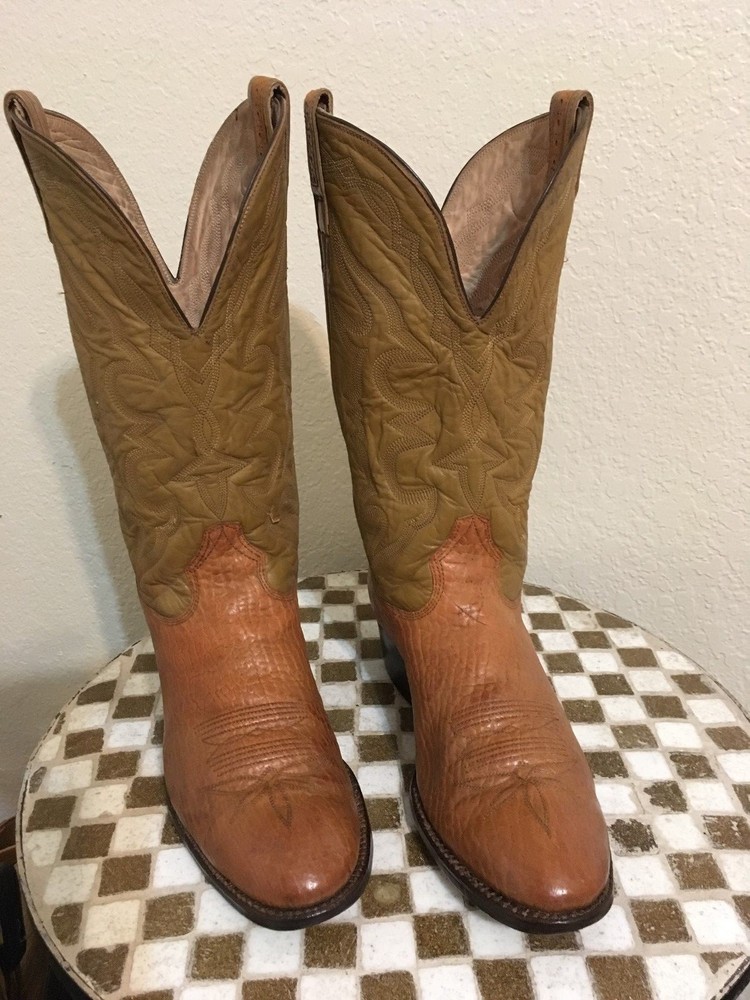 BUTTERSCOTCH USA DISTRESSED WESTERN TRUCKER COWBOY BOOTS 9.5 D