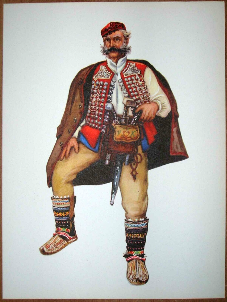 Authentic Croatian Lika Folk Costume - Traditional III/17 Design