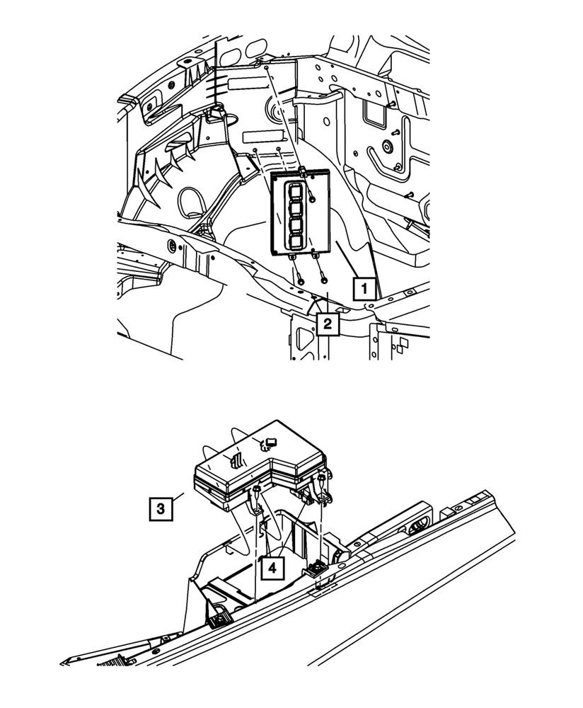 Genuine Mopar Front Control Module 4692208AD