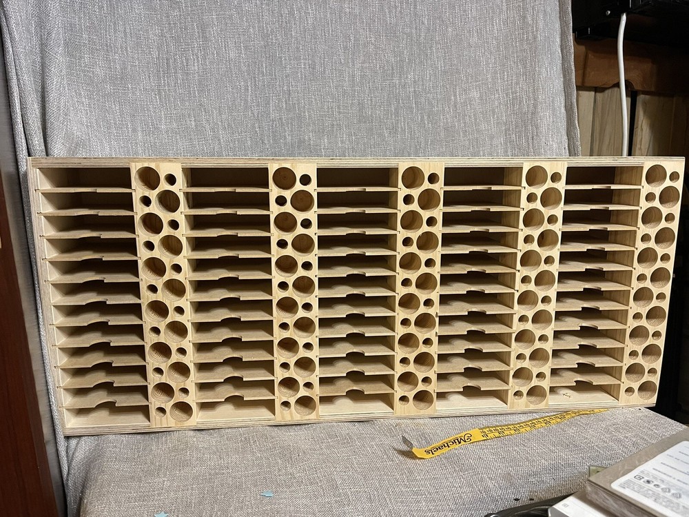 Stamp N Storage Stamp Ink pads Refill Holder Wooden USA Stampin Up